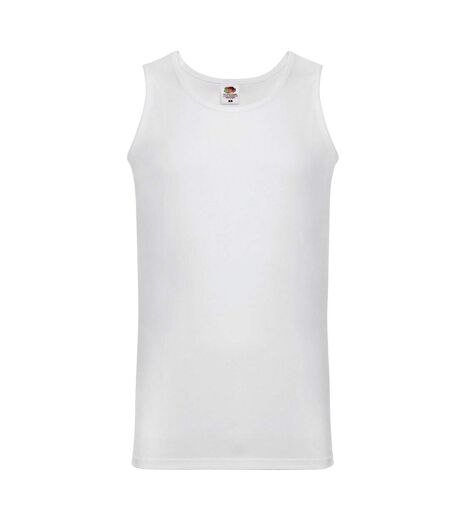 Fruit of the Loom Mens Valueweight Athletic Tank Top (White)