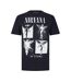 T-shirt Motif/style Imprimé Au Dos Homme Noir Nirvana-1