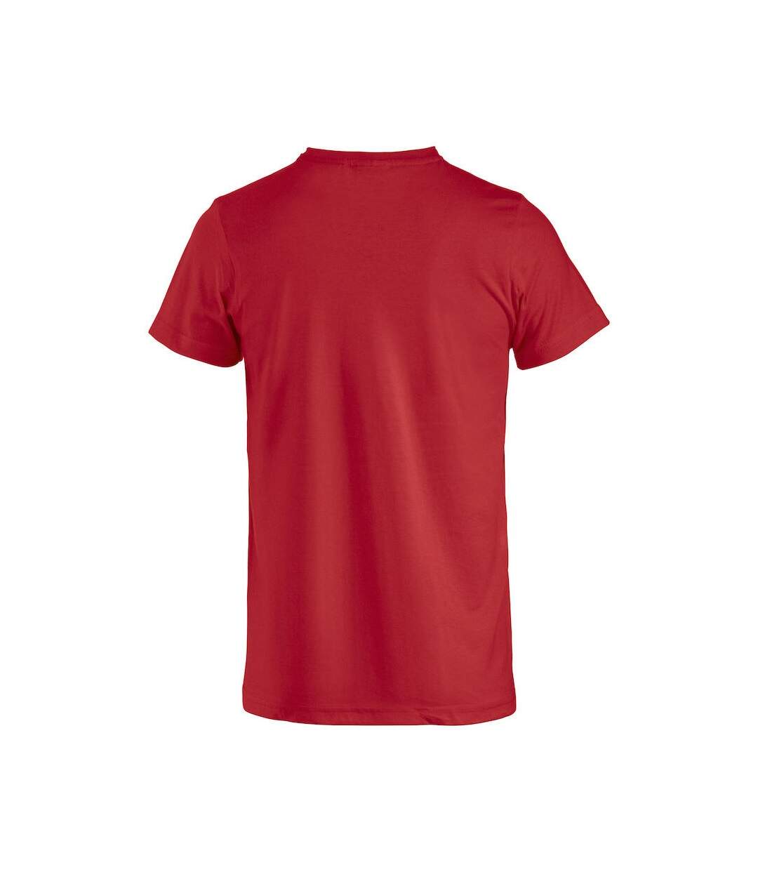 T-shirt basic homme rouge Clique