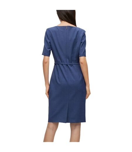 Robe Daleah Femme Bleu Hugo Boss