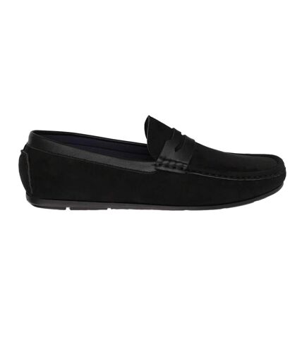 Mens alfie suede espadrilles black Where´s That From