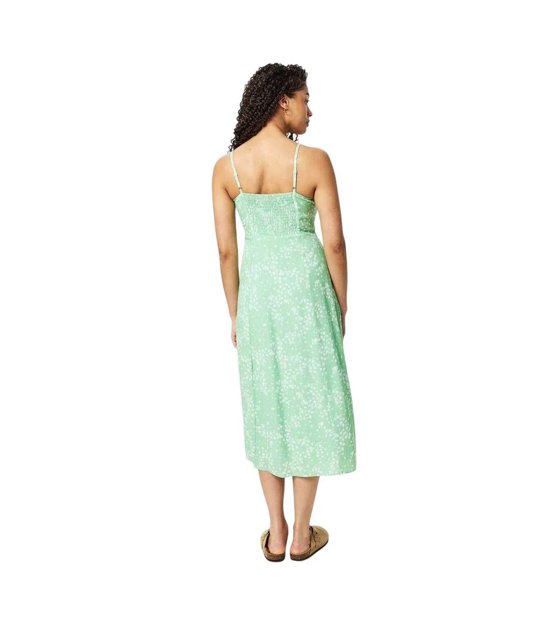 Robe À Bretelles Motif/style Floral Femme Vert Jack Wills-3