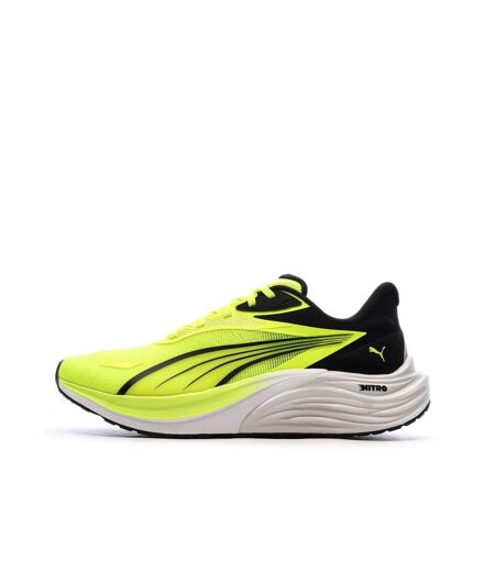 Chaussures de running jaune homme puma electrify nitro 4