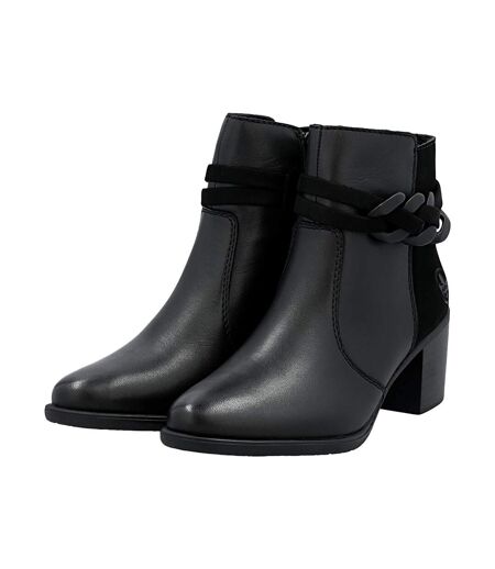 Bottine Cuir Rieker Microstretch