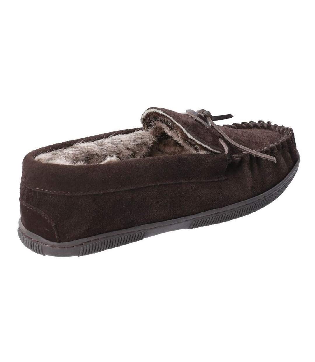 Mocassins ace homme marron foncé Hush Puppies