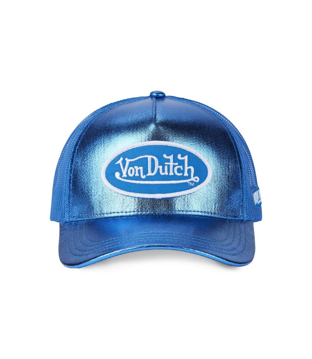 Casquette baseball avec filet adulte en simili effet peau de Reptile Vondutch-1