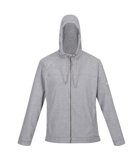 Mens shorebay marl full zip hoodie silver grey Regatta