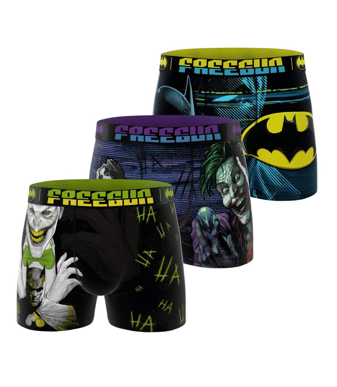 Lot de 3 boxers homme DC Comics Freegun-1
