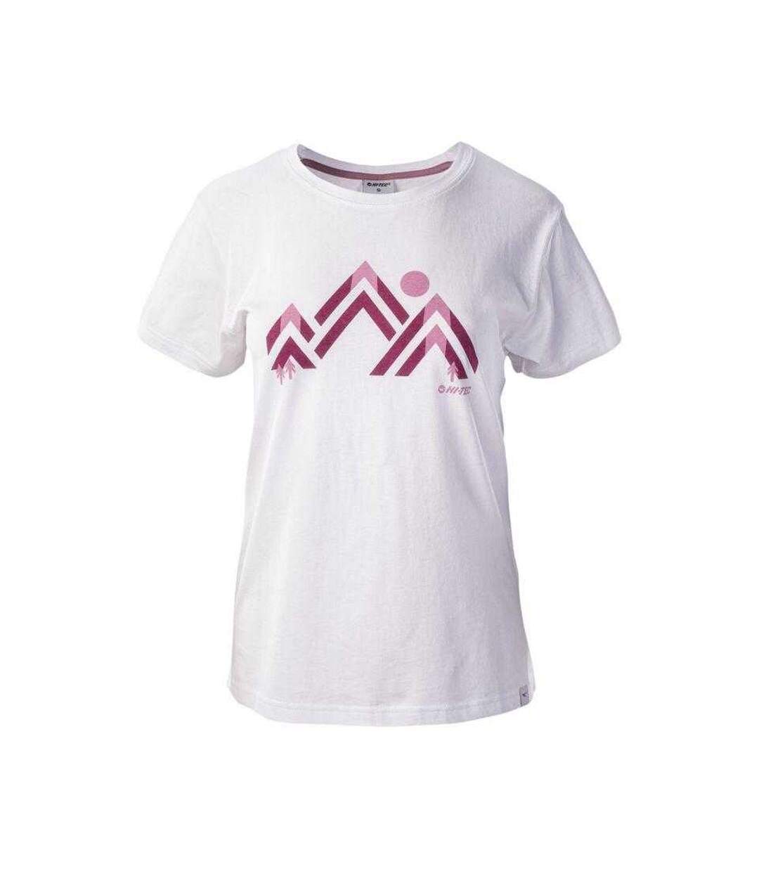 T-shirt Mari Femme Blanc Hi-Tec-1