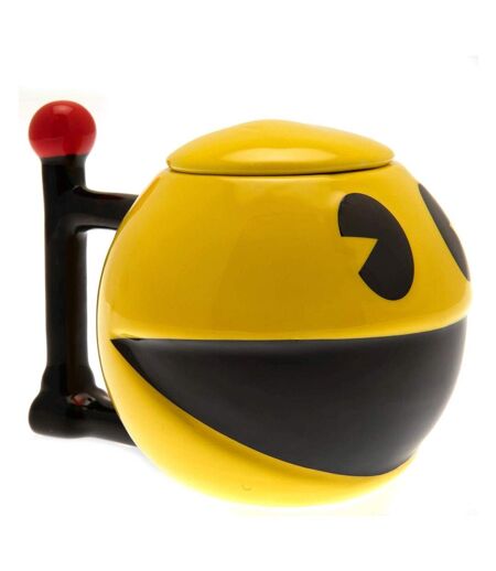 Pac-Man 3D Mug (Yellow/Black) (One Size) - UTTA9490