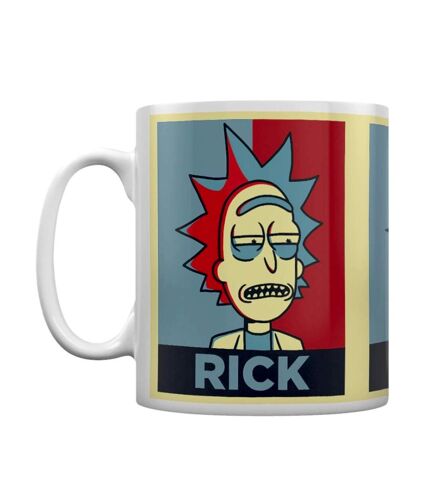 Rick And Morty Campaign Mug (White/Red/Blue) (One Size) - UTPM1652