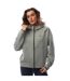 Womens/ladies Fleece Full Zip Hoodie Green Under Armour-1