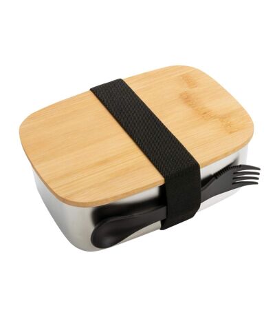 Bamboo lunch box one size silver XD Collection