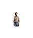 Mens Textured Short-sleeved Polo Shirt Oat Melange Gant-1