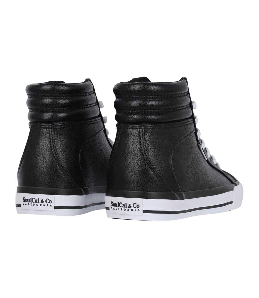 Baskets Montantes Asti Femme Noir Blanc SoulCal-2