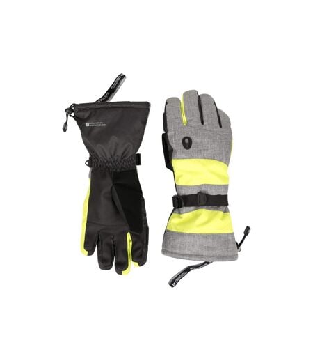 Gants De Ski Summit Extreme Homme Jaune Gris Noir Mountain Warehouse