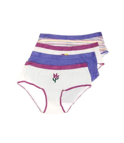 X4 boxers bleu/blanc femme dim eco - 36/38