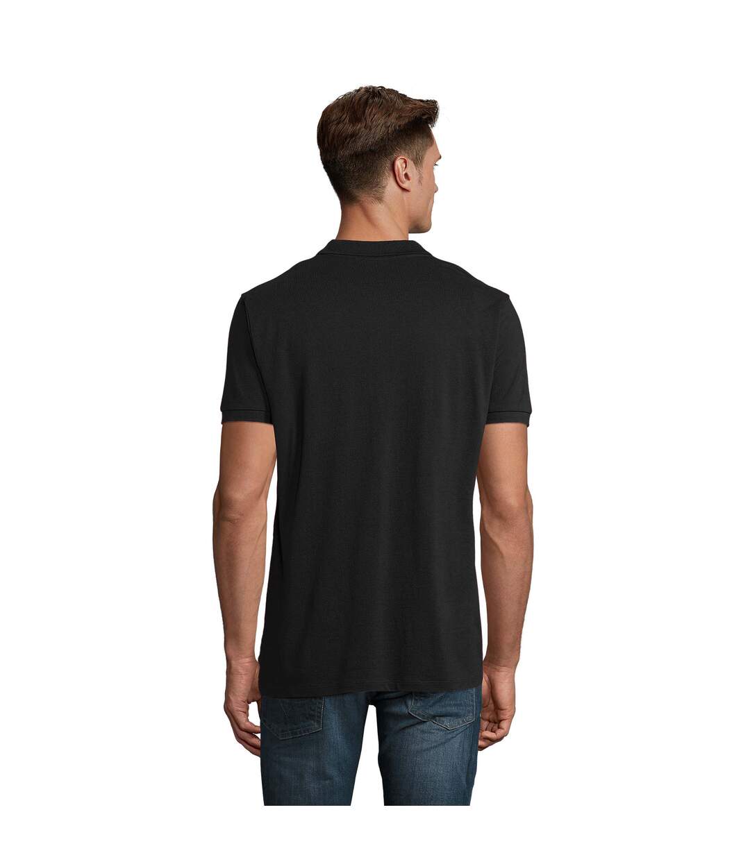 Polo Planet Homme Noir SOLS-3
