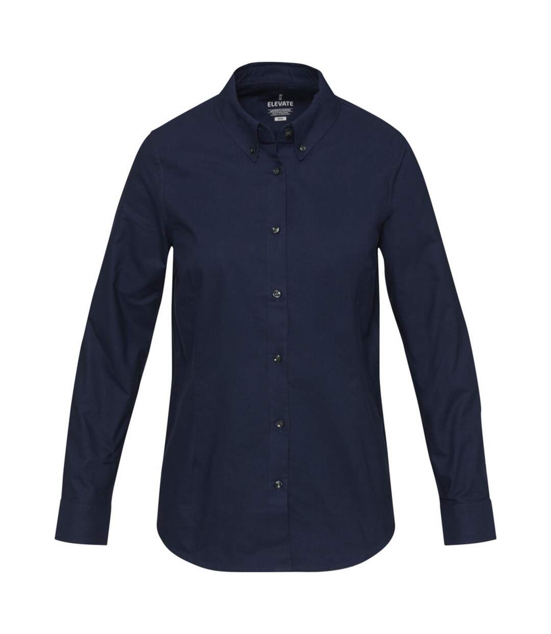 Womens/ladies Sphene Oxford Shirt Navy Blue Elevate NXT-1