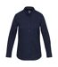 Womens/ladies Sphene Oxford Shirt Navy Blue Elevate NXT-1