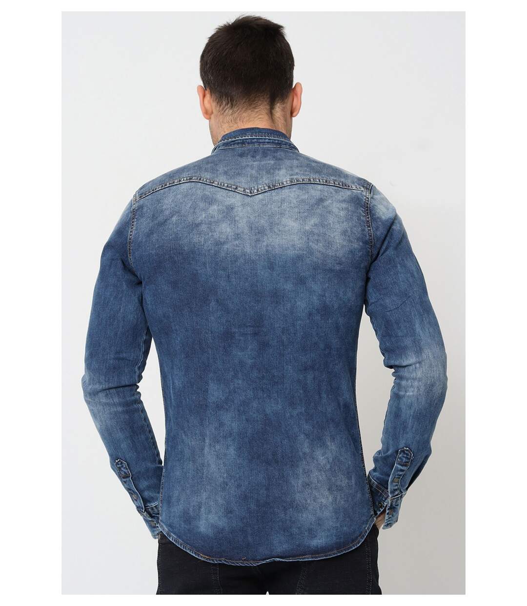 Chemise en jeans Slim Fit-3