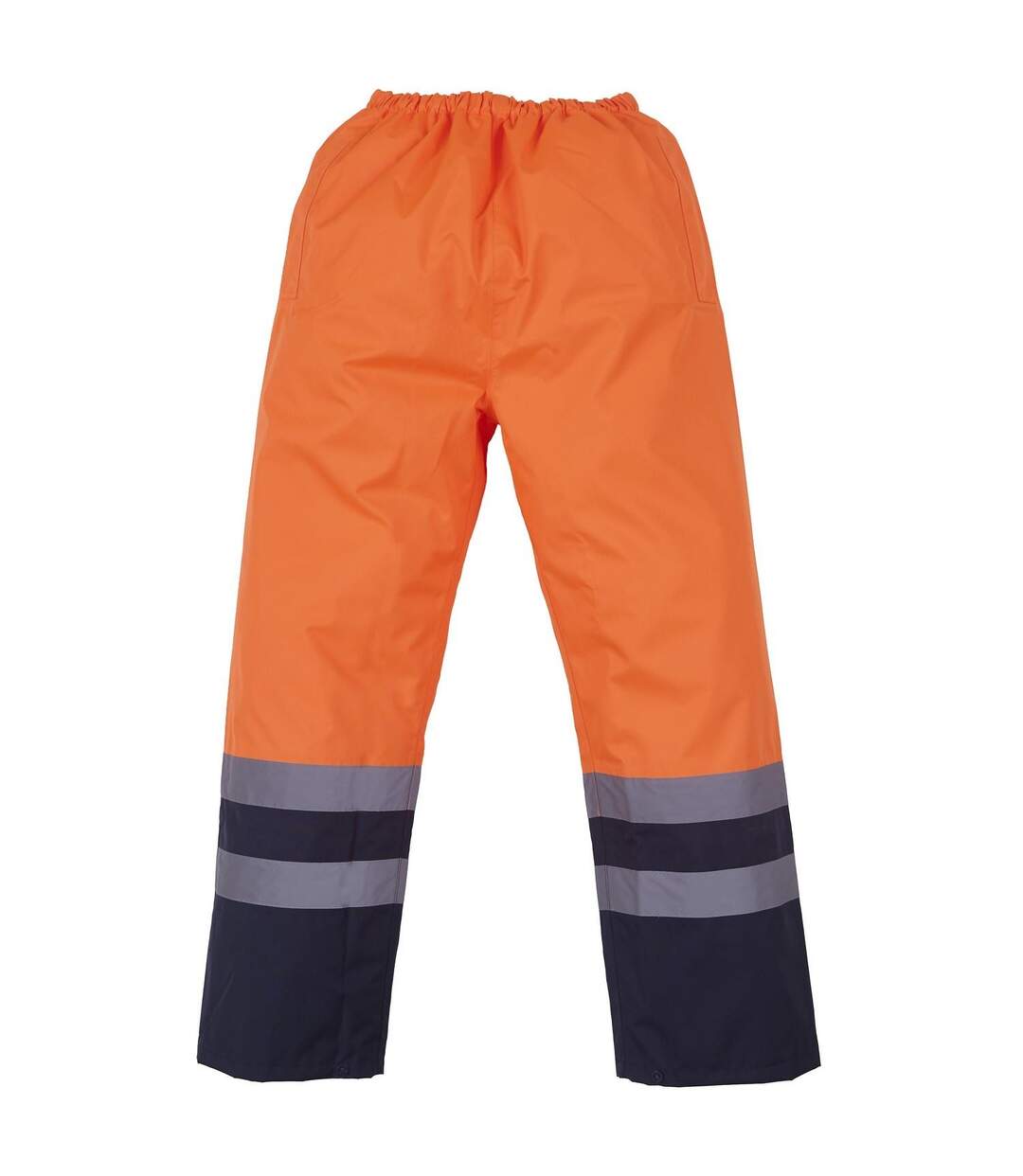 Surpantalon imperméable haute visibilité orange/bleu marine Yoko-1