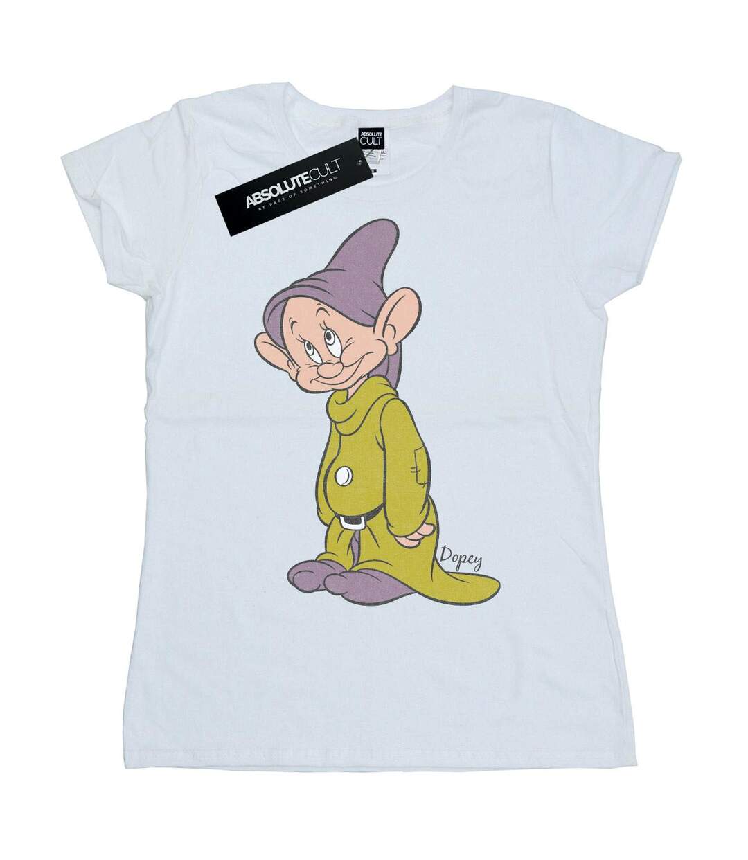 Disney T-shirt coton classique Dopey Femmes/Dames (Blanc) - UTBI14894-1