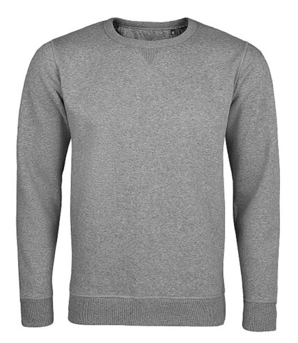 Sweat shirt col rond - Homme - 02990 - gris chiné