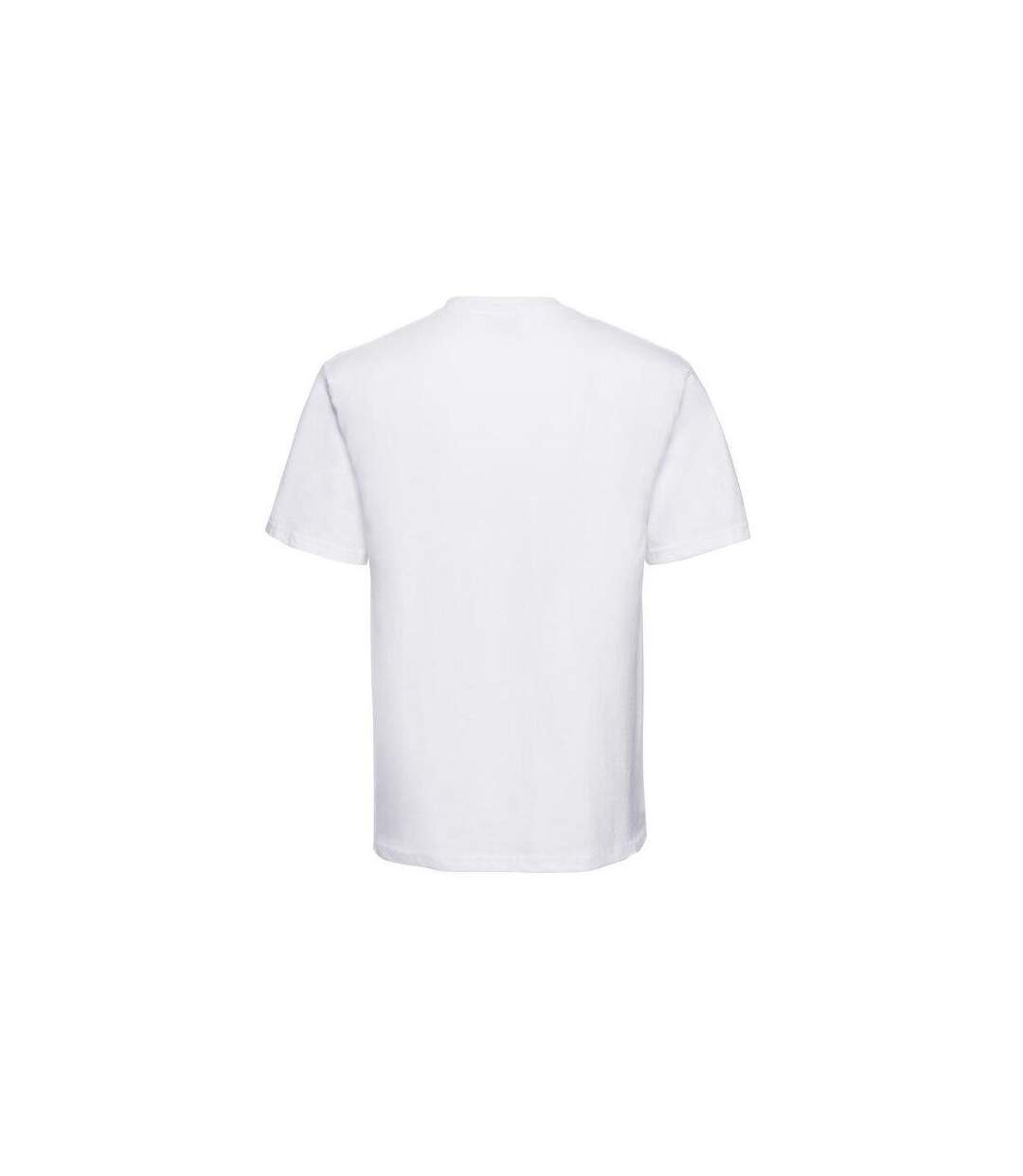 T-shirt Classic Homme Blanc Russell-3