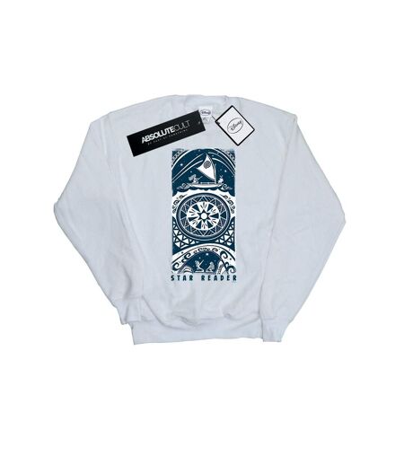 Disney Sweatshirt Moana Star Reader Femme/Ladies (Blanc) - UTBI29536