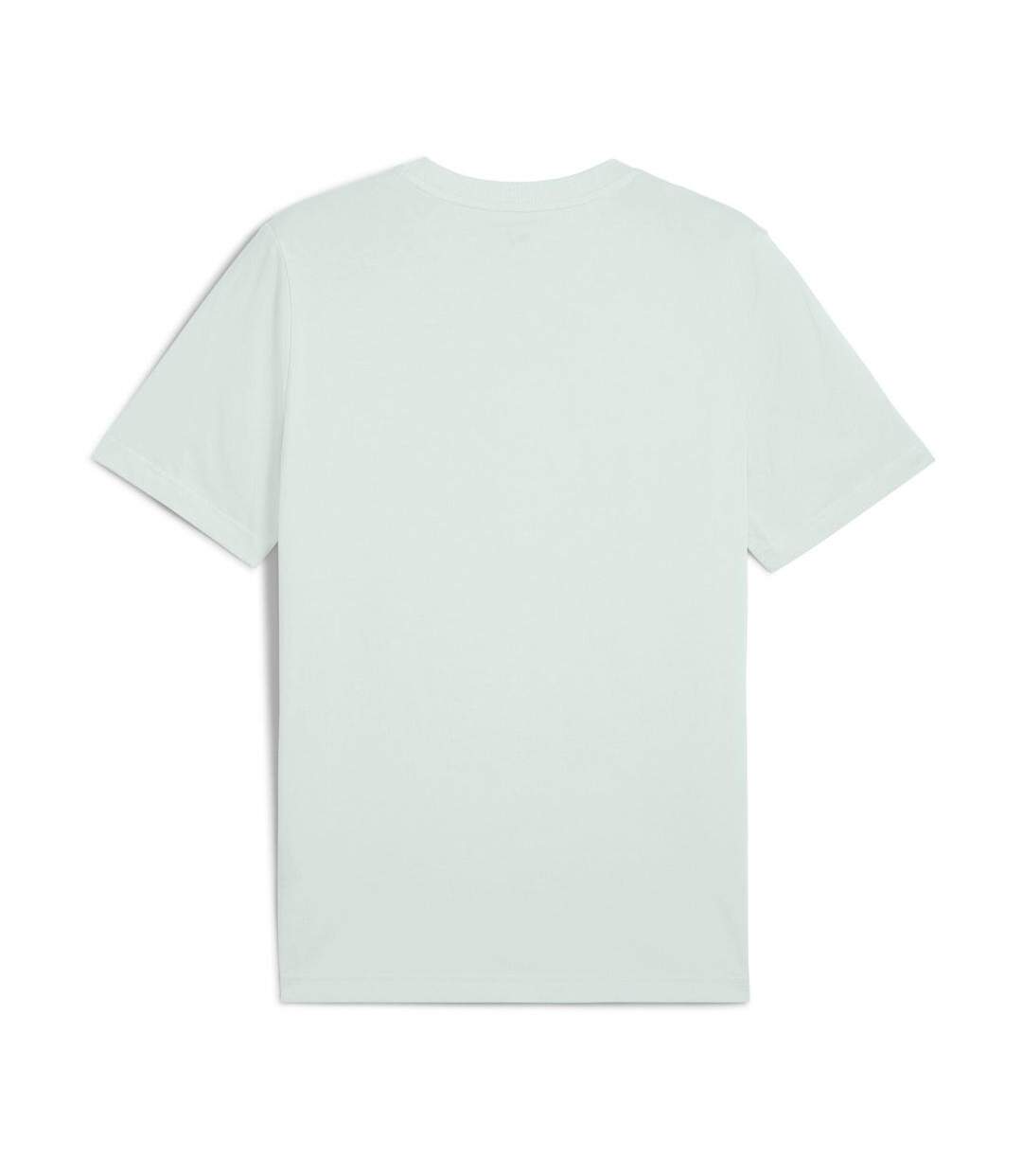 T-shirt vert d'eau homme puma ess small no. 1 logo-2