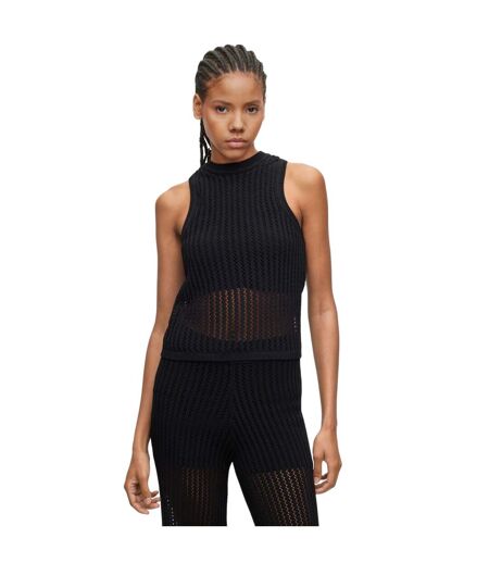 Womens/ladies Slonisa Top Black Hugo