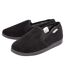 Mens Tartan Lined Slippers With Memory Foam-1