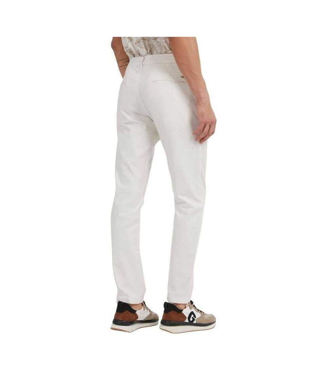 Pantalon Motif/style Logo Homme Blanc Guess-2