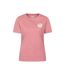 Womens/ladies Landscape T-shirt Pale Pink Mountain Warehouse-1