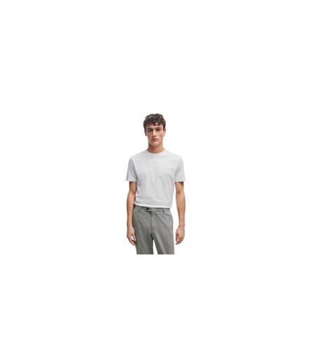 Mens Hbb Thompson Tonal Logo T-shirt White Boss