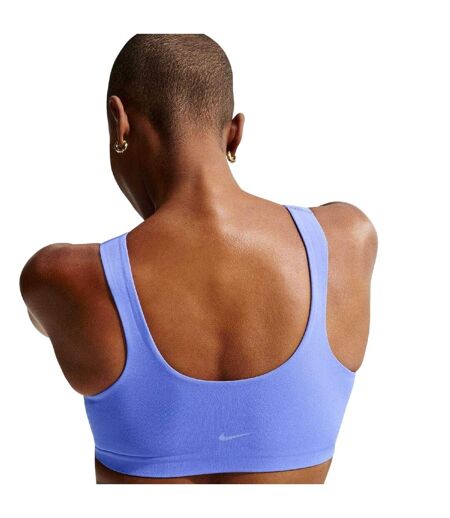 Womens/ladies Cut Out Sports Bra Sapphire Nike