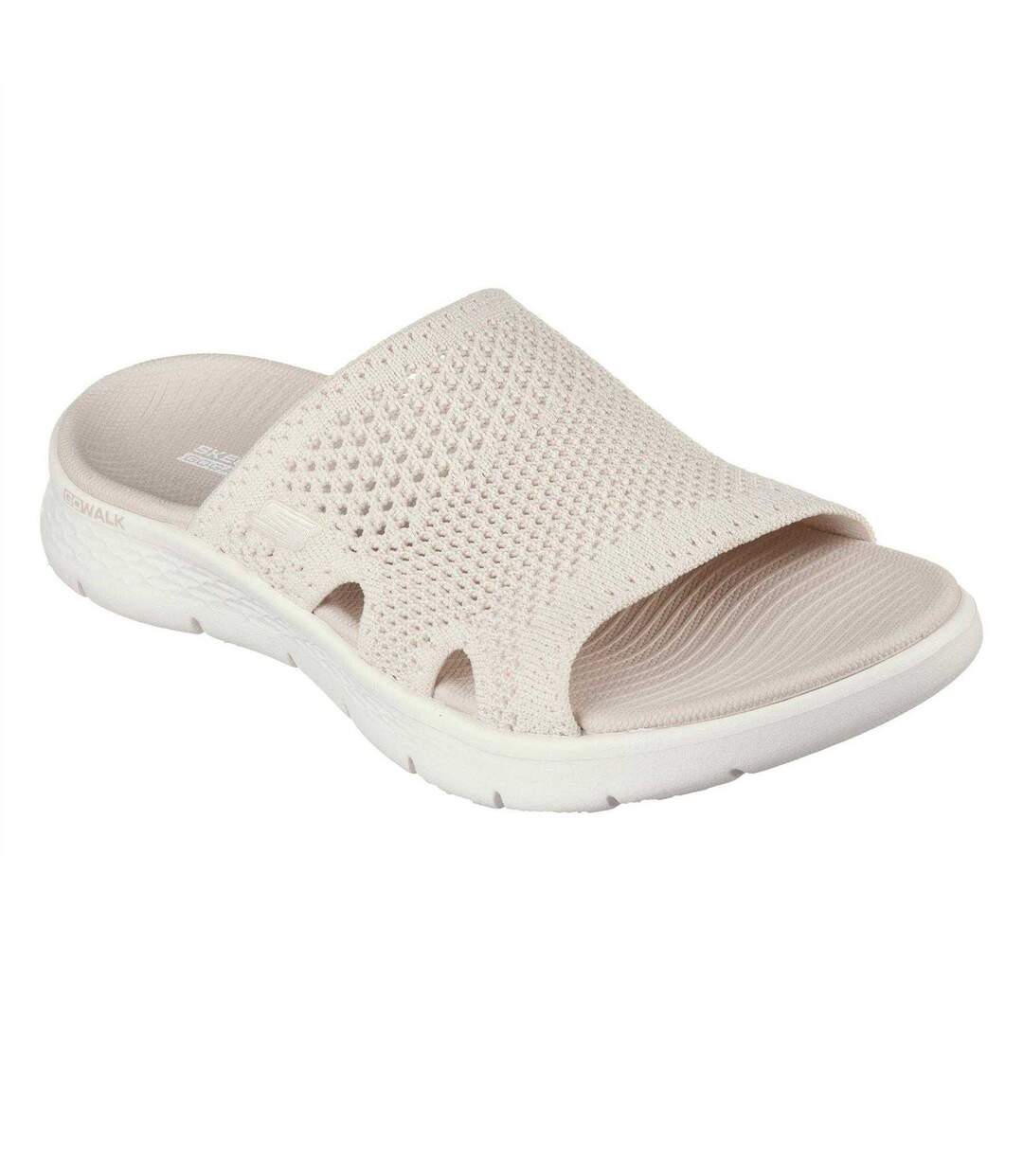 Womens/ladies Go Walk Flex Sports Sandals Natural Skechers-4
