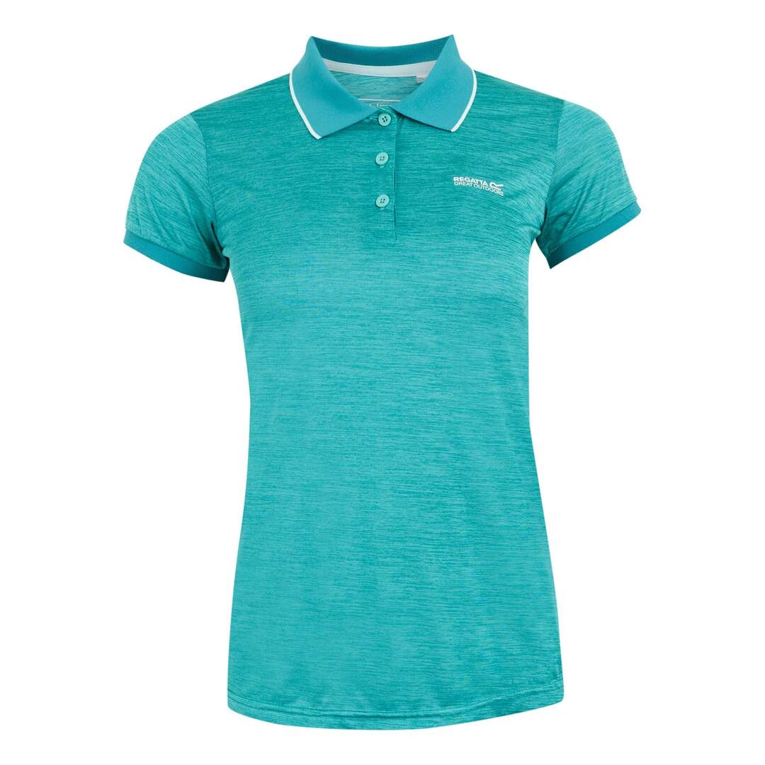 Polo manches courtes remex femme turquoise Regatta-1