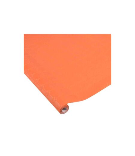 Nappe Papier Damassée 1,18x5m Terracotta