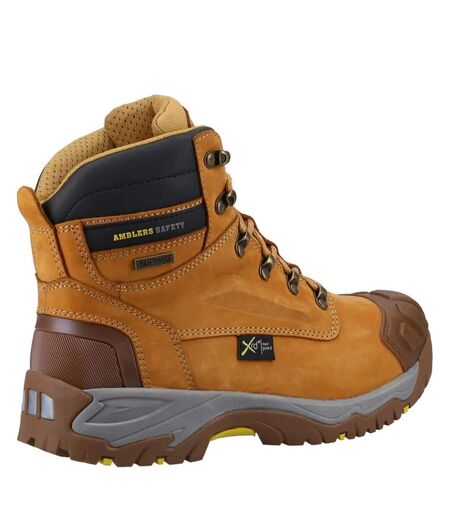 Amblers Mens FS986 Nubuck Safety Boots (Honey) - UTFS10265
