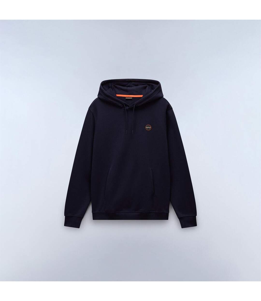 Sweat À Capuche Manches Longues Homme Bleu De Suède Napapijri-1