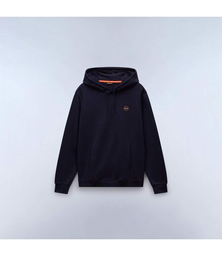 Sweat À Capuche Manches Longues Homme Bleu De Suède Napapijri