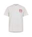 Mens Back Jeans Logo T-shirt White Replay-2