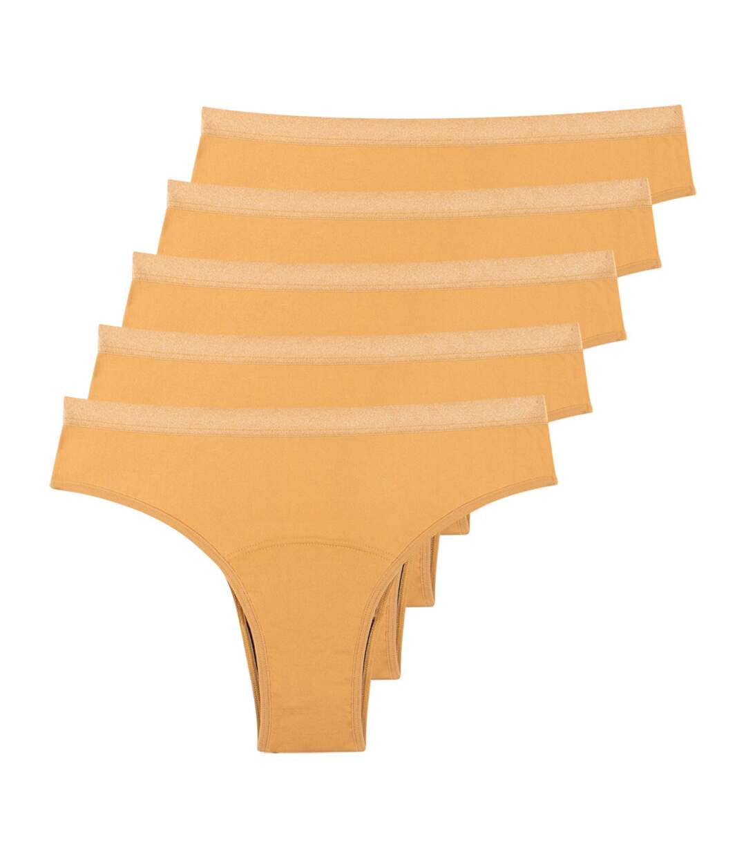 Lot de 5 tangas pour les règles femme Athena-4