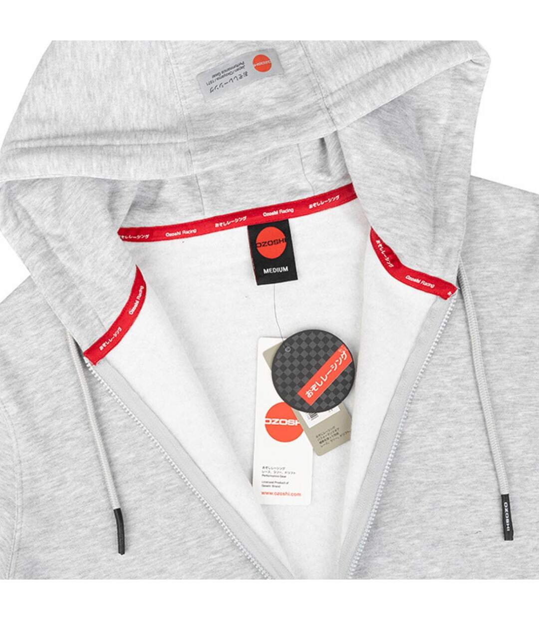 Sweat À Capuche Pecos Homme Gris Ozoshi-3