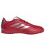 Mens Goletto Ix Leather Astro Turf Trainers Red Silver Adidas-1