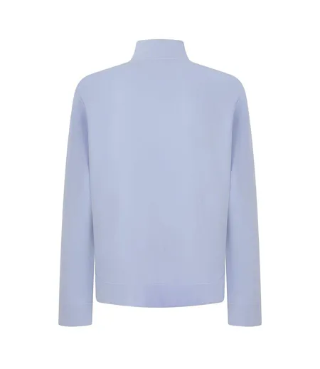 Mens Quarter Zip Fleece Top Blue Calvin Klein