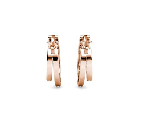 Boucles d'oreilles Duo Circlet, Cristal d'Autriche