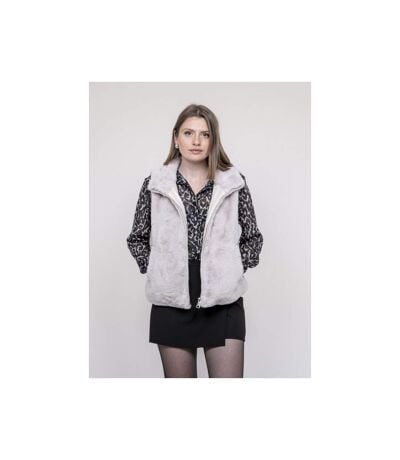 Veste sans manche fausse fourrure UNIKA - Dona X Lisa